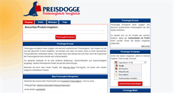 Desktop Screenshot of preisdogge.de