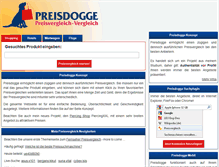 Tablet Screenshot of preisdogge.de